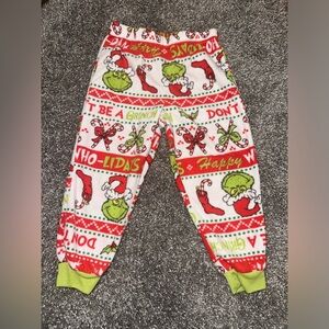 Grinch 3t Fleece Pajama Joggers